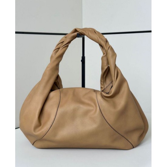 Premium Replica Fendi Spy small/medium/large hobo bag with twisted handle apricot At Cheap Price