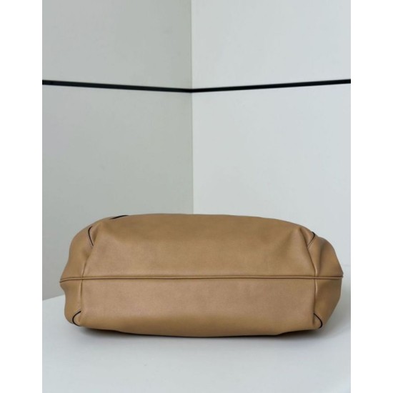 Premium Replica Fendi Spy small/medium/large hobo bag with twisted handle apricot At Cheap Price