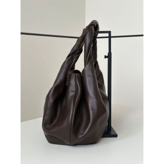 Premium Replica Fendi Spy small/medium/large hobo bag with twisted handle coffee At Cheap Price