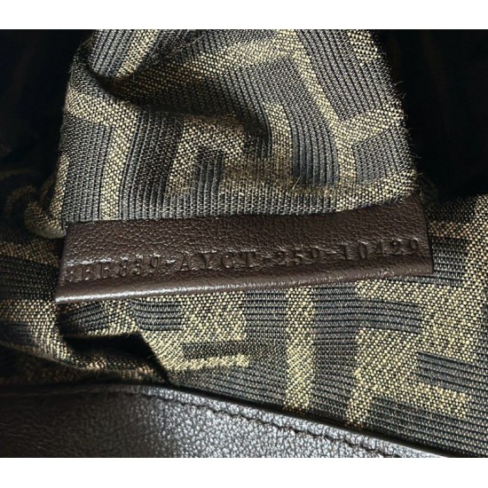 Premium Replica Fendi Spy small/medium/large hobo bag with twisted handle coffee At Cheap Price