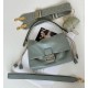 Premium Replica Fendi Mamma Baguette Medium/Large Bag Dove Gray At Cheap Price