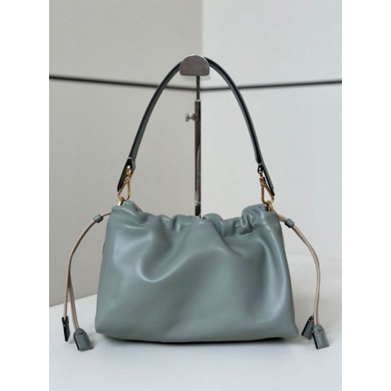 Premium Replica Fendi Mamma Baguette Medium/Large Bag Dove Gray At Cheap Price