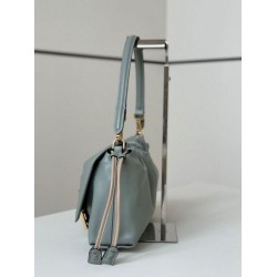 Fake Fendi Mamma Baguette Medium/Large Bag Dove Gray Knockoff Clone Sale Online Premium Replica Fendi Mamma Baguette Medium/Large Bag Dove Gray At Cheap Price