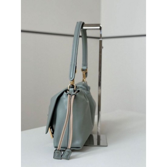 Premium Replica Fendi Mamma Baguette Medium/Large Bag Dove Gray At Cheap Price