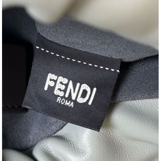 Premium Replica Fendi Mamma Baguette Medium/Large Bag Dove Gray At Cheap Price