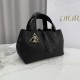 Premium Replica Dior Toujours Small Bag Black Macrocannage Calfskin At Cheap Price