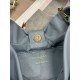Premium Replica Dior Bow Bag with Blue Bow and Gold-Finish Metal At Cheap Price