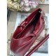 Fake Dior Bow Bag with Claret Bow and Gold-Finish Metal Knockoff Clone Sale Online Premium Replica Dior Bow Bag with Claret Bow and Gold-Finish Metal At Cheap Price