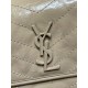 Premium Replica Vintage Niki Medium YSL Saint Laurent Crossbody Bag Waxed and Oiled Leather Apricot At Cheap Price