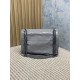 Premium Replica Vintage Crossbody Bag YSL Saint Laurent Niki Medium Waxed and Oiled Leather Gray At Cheap Price