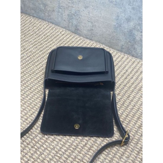Premium Replica YSL Saint Laurent Niki Besace Grained Shoulder Bag Black At Cheap Price