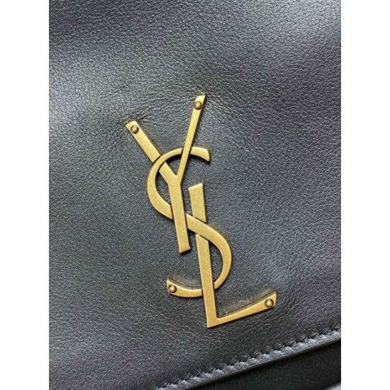 Premium Replica YSL Saint Laurent Niki Besace Grained Shoulder Bag Black At Cheap Price