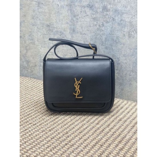 Premium Replica YSL Saint Laurent Niki Besace Grained Shoulder Bag Black At Cheap Price