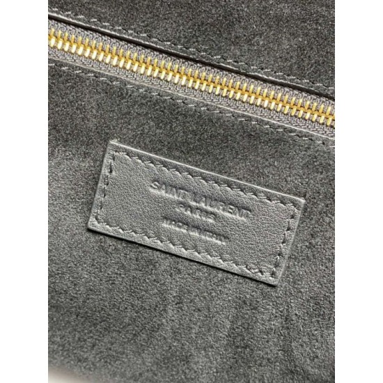 Premium Replica YSL Saint Laurent Niki Besace Grained Shoulder Bag Black At Cheap Price