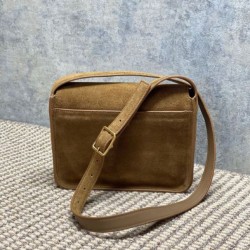 Premium Replica YSL Saint Laurent Niki Besace Suede Shoulder Bag Brown At Cheap Price