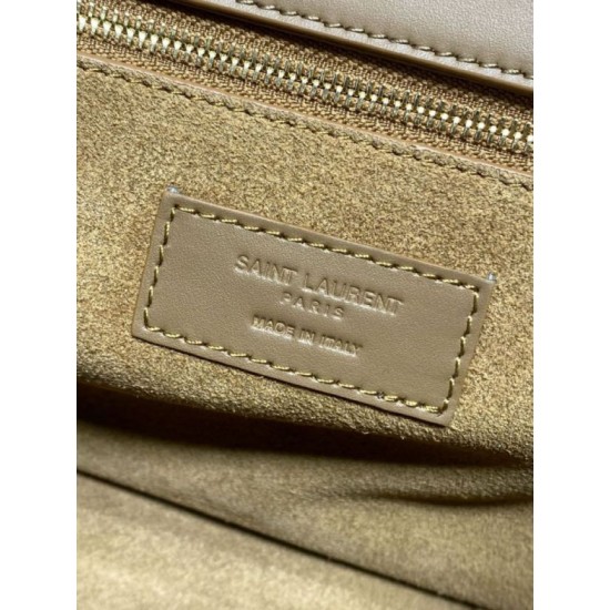 Fake YSL Saint Laurent Niki Besace Suede Shoulder Bag Brown Knockoff Clone Sale Online Premium Replica YSL Saint Laurent Niki Besace Suede Shoulder Bag Brown At Cheap Price