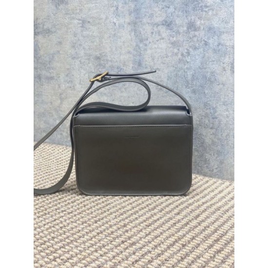 Premium Replica YSL Saint Laurent Niki Besace Grained Shoulder Bag Light Moss At Cheap Price