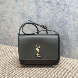 Premium Replica YSL Saint Laurent Niki Besace Grained Shoulder Bag Light Moss At Cheap Price
