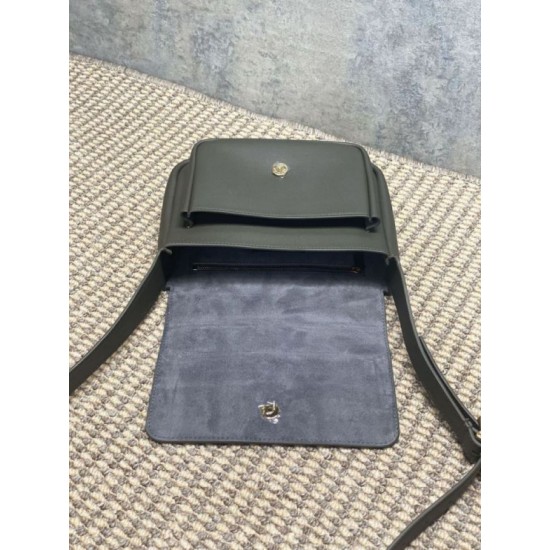 Premium Replica YSL Saint Laurent Niki Besace Grained Shoulder Bag Light Moss At Cheap Price