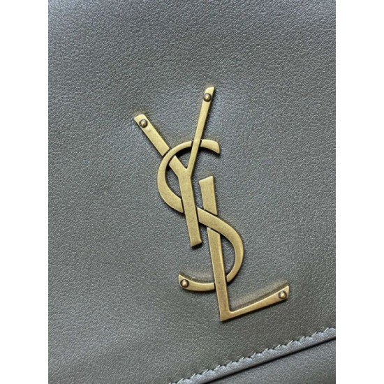 Premium Replica YSL Saint Laurent Niki Besace Grained Shoulder Bag Light Moss At Cheap Price