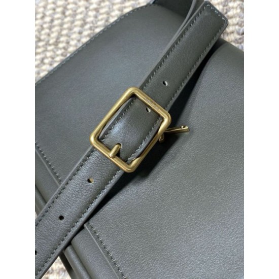 Premium Replica YSL Saint Laurent Niki Besace Grained Shoulder Bag Light Moss At Cheap Price