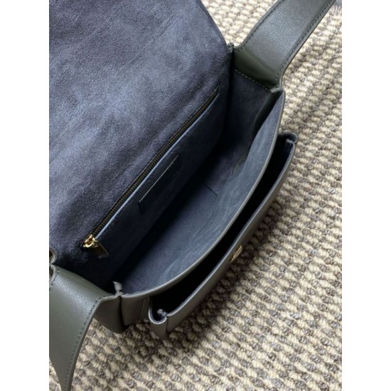 Premium Replica YSL Saint Laurent Niki Besace Grained Shoulder Bag Light Moss At Cheap Price