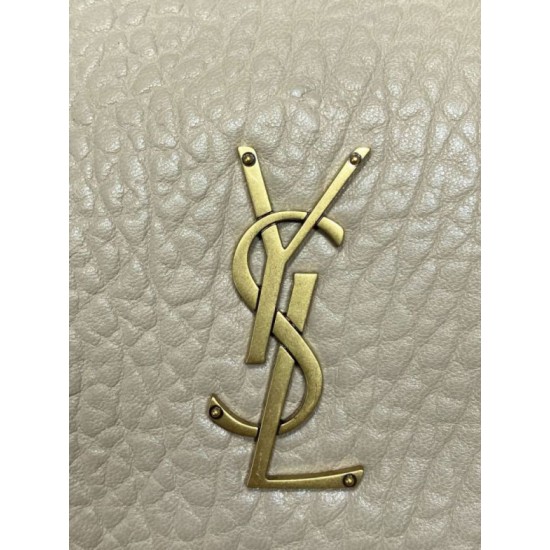 Fake YSL Saint Laurent Niki Medium/Large Grained Lambskin Beige Knockoff Clone Sale Online Premium Replica YSL Saint Laurent Niki Medium/Large Grained Lambskin Beige At Cheap Price