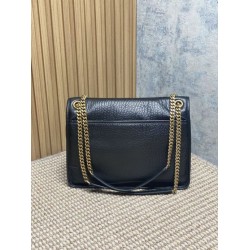 Premium Replica YSL Saint Laurent Niki Medium/Large Grained Lambskin Black At Cheap Price