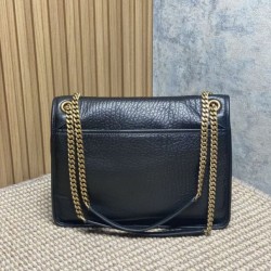 Premium Replica YSL Saint Laurent Niki Medium/Large Grained Lambskin Black At Cheap Price