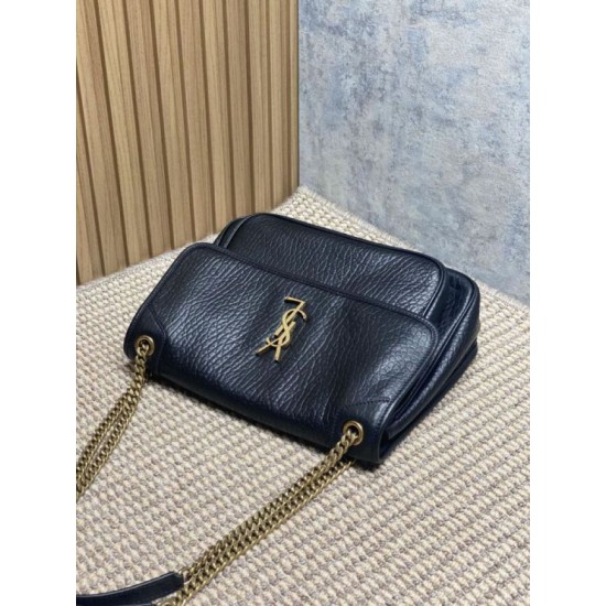 Fake YSL Saint Laurent Niki Medium/Large Grained Lambskin Black Knockoff Clone Sale Online Premium Replica YSL Saint Laurent Niki Medium/Large Grained Lambskin Black At Cheap Price