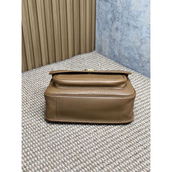 Premium Replica YSL Saint Laurent Niki Medium/Large Grained Lambskin Brown At Cheap Price