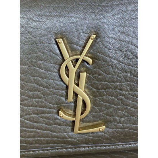Premium Replica YSL Saint Laurent Niki Medium/Large Grained Lambskin Light Coffee At Cheap Price