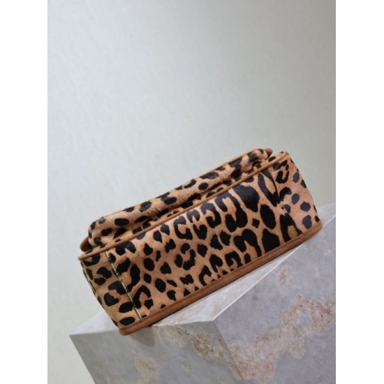 Premium Replica YSL Saint Laurent Niki Medium Chain Flap Bag with Leopard Print At Cheap Price