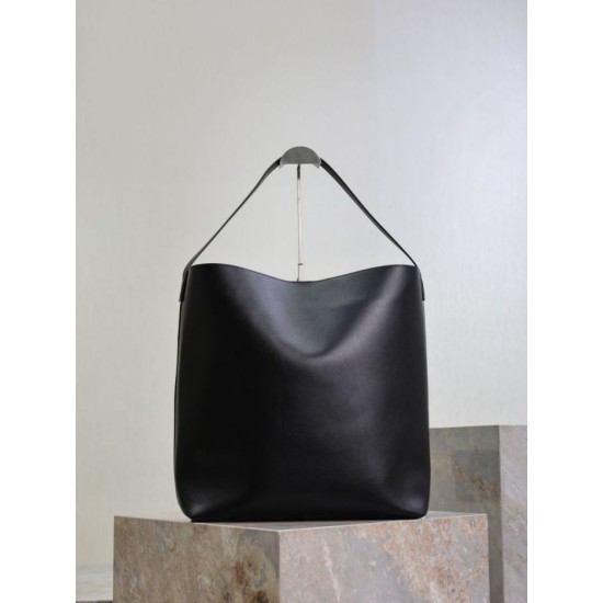 Premium Replica YSL Saint Laurent Bold Hobo Bag Smooth Leather Black At Cheap Price