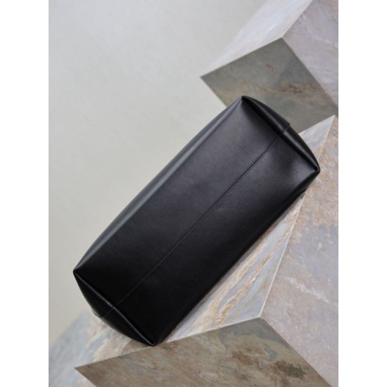 Premium Replica YSL Saint Laurent Bold Hobo Bag Smooth Leather Black At Cheap Price
