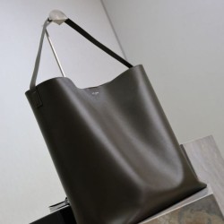 Premium Replica YSL Saint Laurent Bold Hobo Bag Smooth Leather Dark Green At Cheap Price