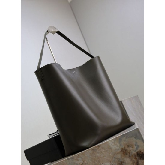 Premium Replica YSL Saint Laurent Bold Hobo Bag Smooth Leather Dark Green At Cheap Price
