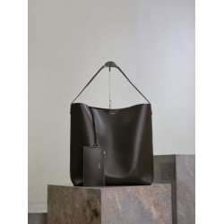 Premium Replica YSL Saint Laurent Bold Hobo Bag Smooth Leather Dark Green At Cheap Price