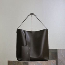 Premium Replica YSL Saint Laurent Bold Hobo Bag Smooth Leather Dark Green At Cheap Price