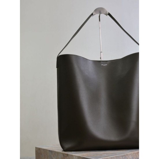 Premium Replica YSL Saint Laurent Bold Hobo Bag Smooth Leather Dark Green At Cheap Price