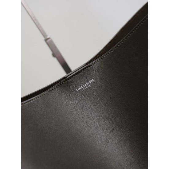 Premium Replica YSL Saint Laurent Bold Hobo Bag Smooth Leather Dark Green At Cheap Price
