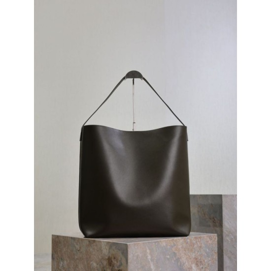 Premium Replica YSL Saint Laurent Bold Hobo Bag Smooth Leather Dark Green At Cheap Price