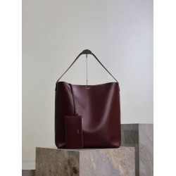 Premium Replica YSL Saint Laurent Bold Hobo Bag Smooth Leather Brown At Cheap Price