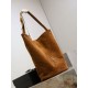 Premium Replica YSL Saint Laurent Niki Soft Bucket Bag Caramel Suede At Cheap Price