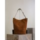 Premium Replica YSL Saint Laurent Niki Soft Bucket Bag Caramel Suede At Cheap Price