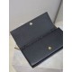 Premium Replica YSL Saint Laurent Kate Clutch Black Hammered Leather At Cheap Price