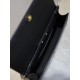 Premium Replica YSL Saint Laurent Kate Clutch Black Hammered Leather At Cheap Price