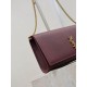 Premium Replica YSL Saint Laurent Kate Clutch Brown Hammered Leather At Cheap Price