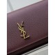 Premium Replica YSL Saint Laurent Kate Clutch Brown Hammered Leather At Cheap Price