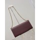 Premium Replica YSL Saint Laurent Kate Clutch Brown Hammered Leather At Cheap Price